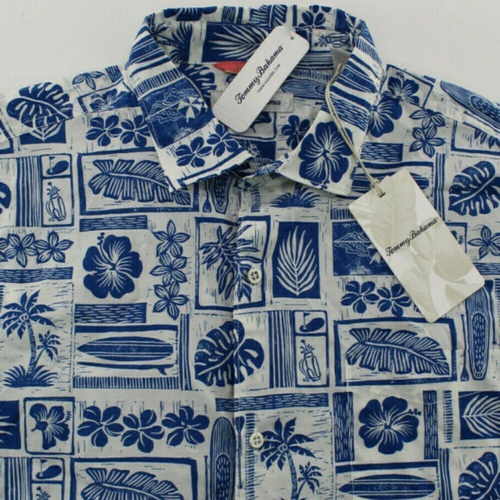 Tommy Bahama Short Sleeve Hawaiian Shirt NWT​​​​​​​​​​​​​ - Picture 6 of 6